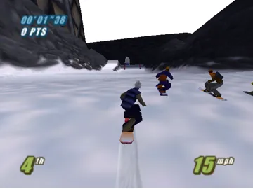 King Hill 64 - Extreme Snowboarding (Japan) screen shot game playing